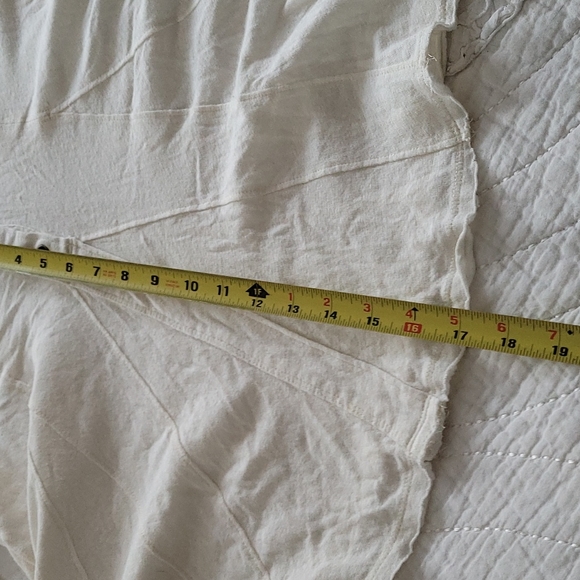 Women's Free People flowy blouse cream color size S - Picture 8 of 11